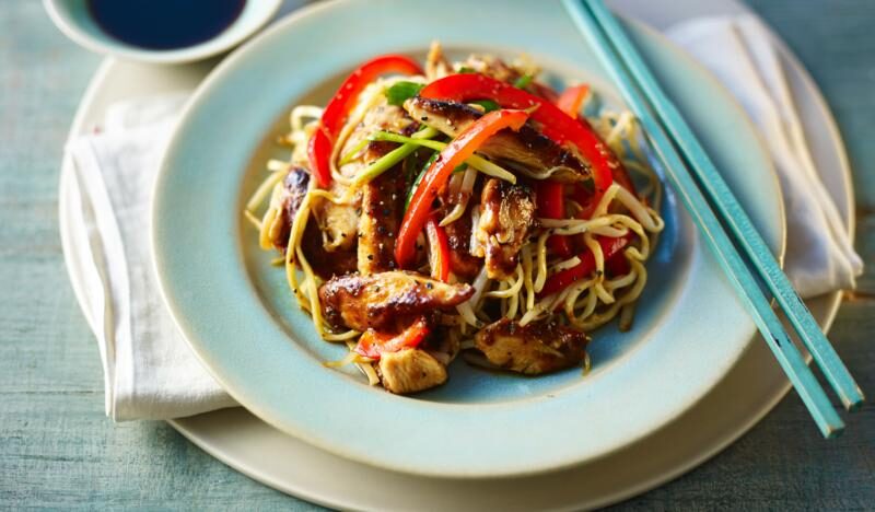 Easy chicken chow mein